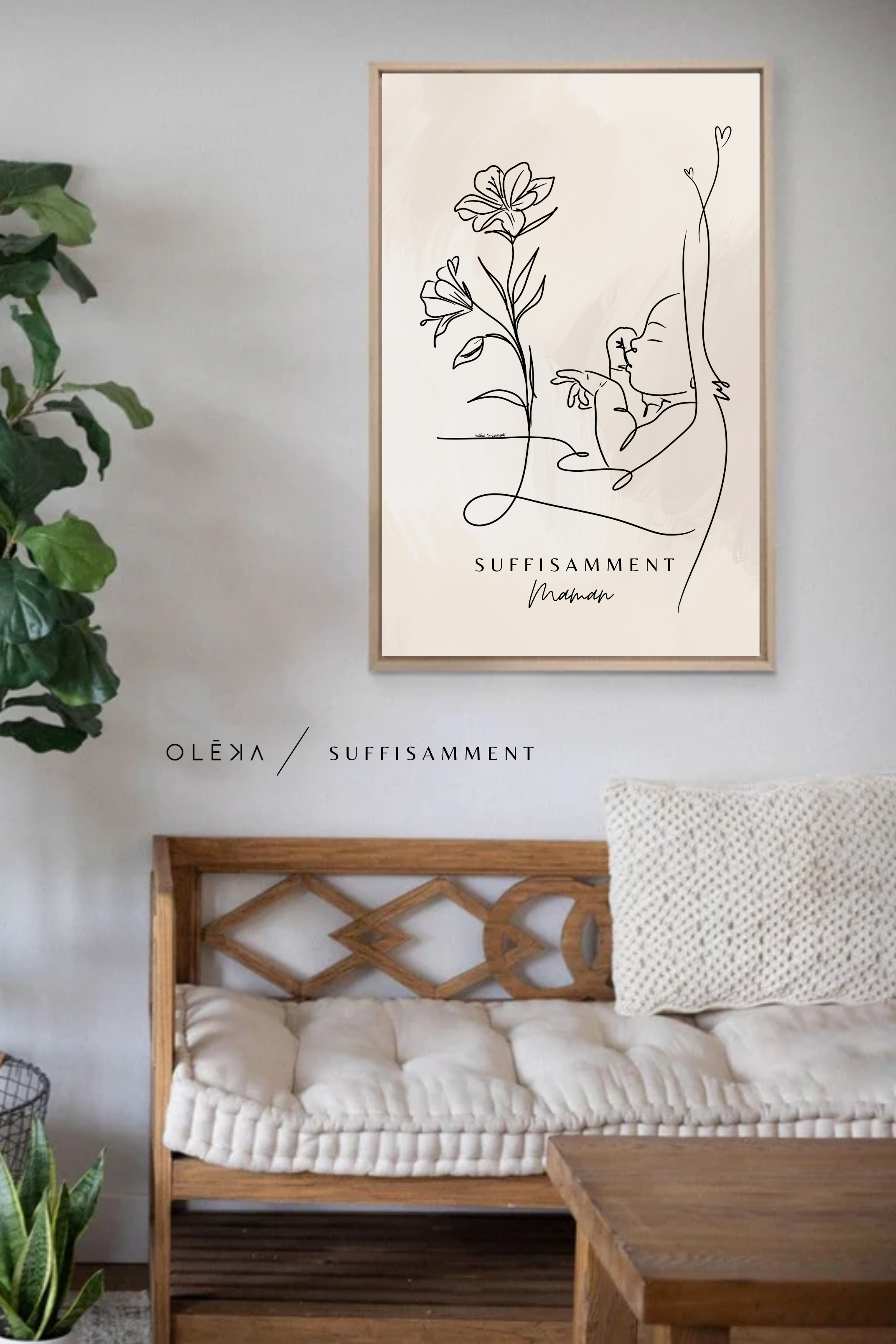 Oeuvre naissance bébé - SUFFISAMMENT Maman