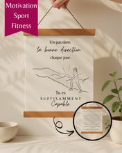 Cadre Motivation Sport - Art mural de Gym affiche de Motivation de Fitness