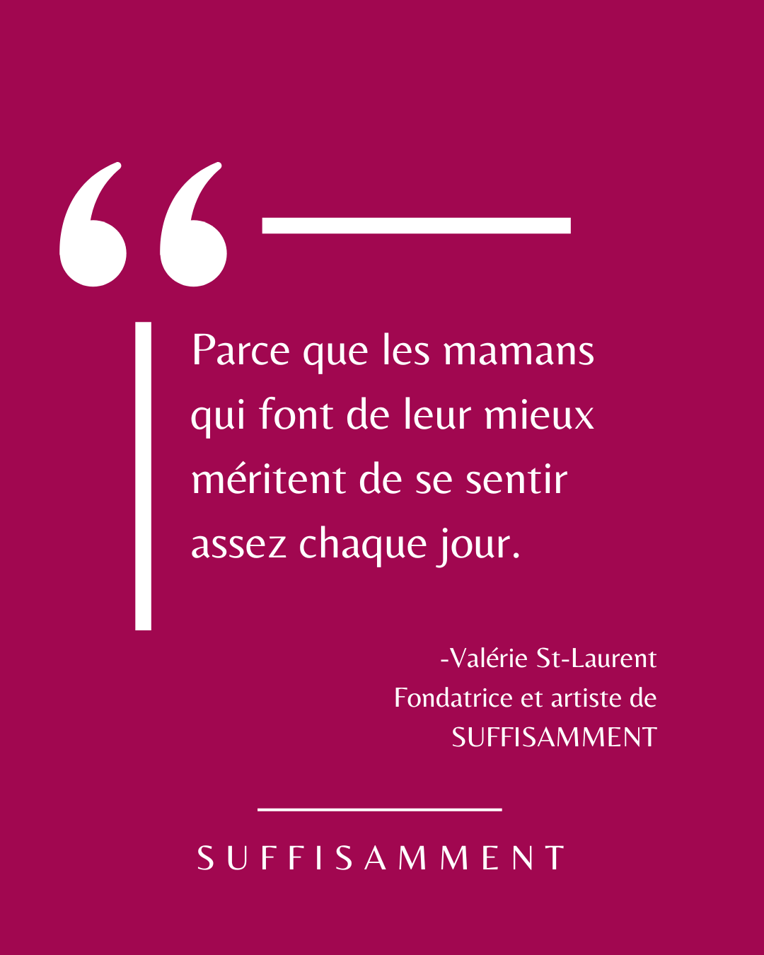 SUFFISAMMENT Maman - Crewneck brodé devant et manche