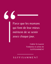 SUFFISAMMENT Maman - Crewneck brodé devant et manche