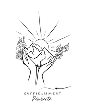 Cadeau Personnalisé Significatif - Portraits personnalisés SUFFISAMMENT - Fait à la main Québec - Cadeau original Québécois -