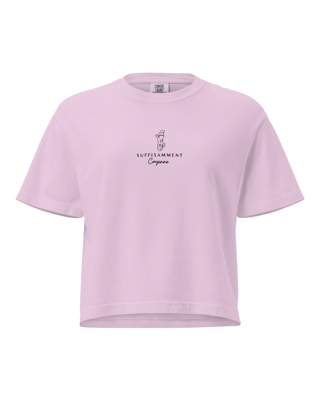 T-shirt Crop Top SUFFISAMMENT Cayenne