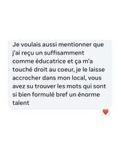 Cadeau Éducatrice Québécoise – Fait à la main au Québec - Original Émouvant Personnalisé - Œuvre d’Art Minimaliste Personnalisable avec Message Touchant – Idéal Fin d’Année, Garderie, CPE – Cadre Inclus