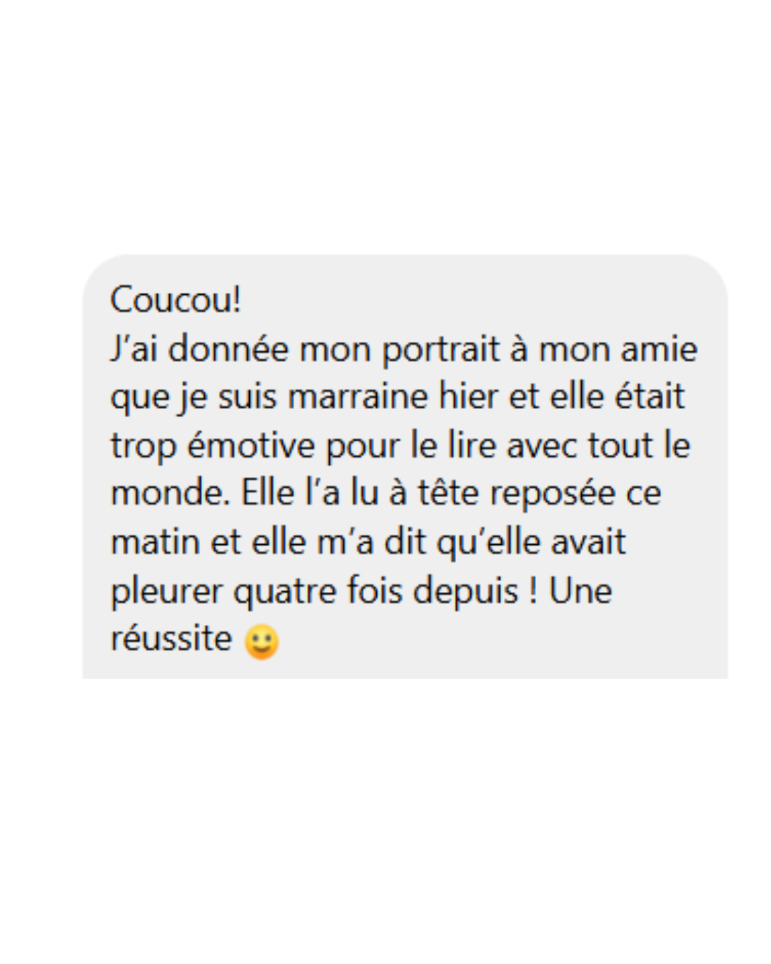 Témoignage