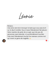 Cadeau Québécois Deuil Périnatal - SUFFISAMMENT Aimé - Oeuvre Minimaliste avec Message d'Amour pour Fausse Couche Maman bébé