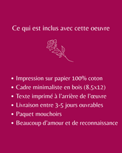 Cadeau Enseignante Primaire Québécois - Oeuvre SUFFISAMMENT Enseignante - Texte personnalisé