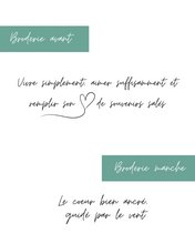 Vivre simplement, aimer SUFFISAMMENT Crewneck