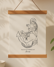 Portraits personnalisés SUFFISAMMENT - Une oeuvre qui berce le coeur