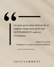 Portraits personnalisés SUFFISAMMENT - Une oeuvre qui berce le coeur