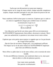 Cadeau Éducatrice Québécoise – Œuvre d’Art Minimaliste Personnalisable avec Message Touchant – Idéal Fin d’Année, Garderie, CPE – Cadre Inclus